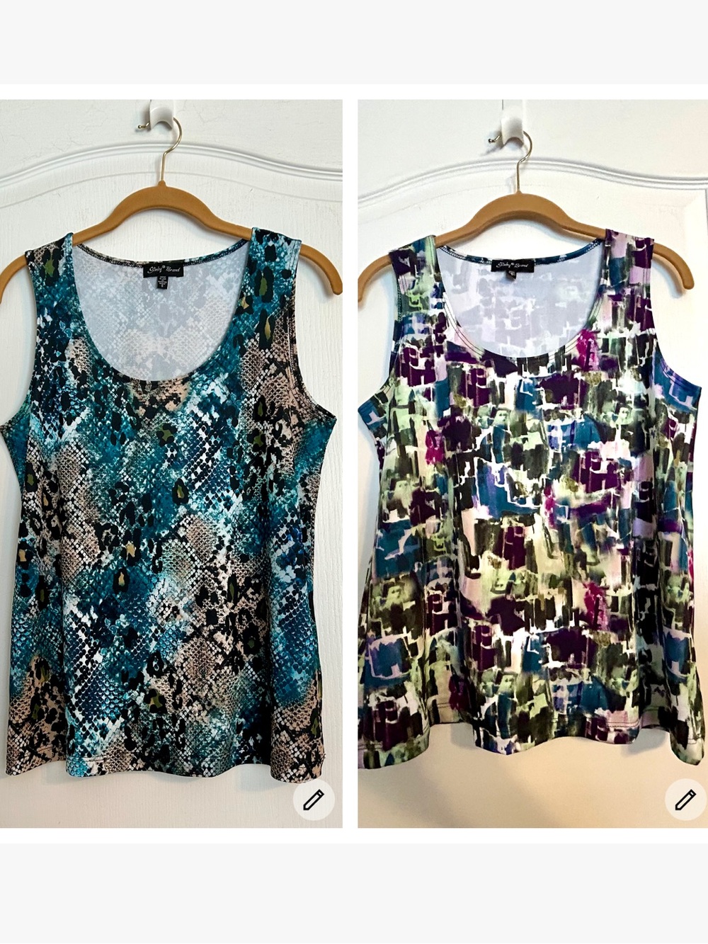 Bundle of 2 Slinky Brand tank tops, size S